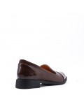 Women's mocassin in faux leather