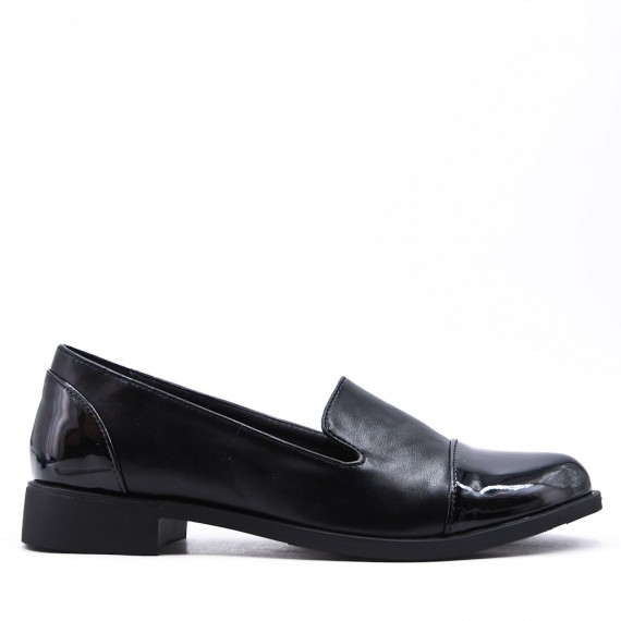 Women's mocassin in faux leather