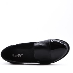 Women's mocassin in faux leather 