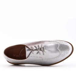 Women's mocassin in faux leather 