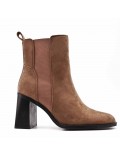 Ankle boot in faux suede