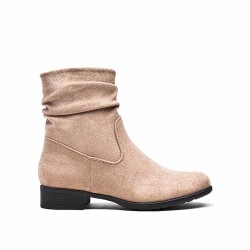 Ankle boot in a mix of materials for autumn and winter