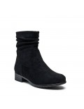 Ankle boot in a mix of materials for autumn and winter