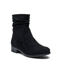 Ankle boot in a mix of materials for autumn and winter