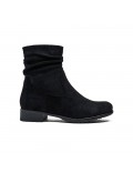 Ankle boot in a mix of materials for autumn and winter