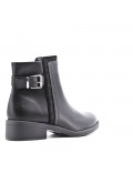 Faux leather ankle boot