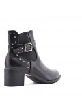 Faux leather ankle boot