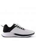 Men's textile lace-up basket