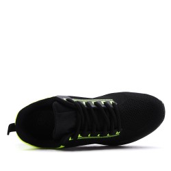 Men's textile lace-up basket