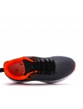 Men's textile lace-up basket