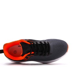 Men's textile lace-up basket