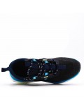 Men's textile lace-up basket