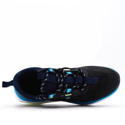 Men's textile lace-up basket