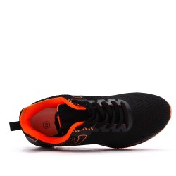 Men's textile lace-up basket