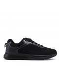 Men's textile lace-up basket