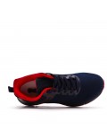 Men's textile lace-up basket