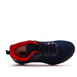 Men's textile lace-up basket