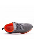 Men's textile lace-up basket