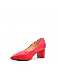 Leatherette pump with heels-Big size