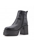 Faux leather ankle boot Big size