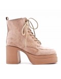 Ankle boot in faux suede Big size