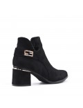 Ankle boot in faux suede