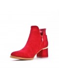 Ankle boot in faux suede