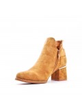 Ankle boot in faux suede