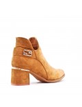 Ankle boot in faux suede