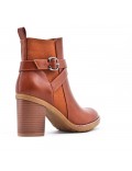 Ankle boot in a mix of materials for autumn and winter