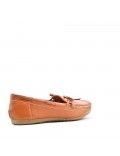 Women's mocassin in faux leather