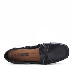 Women's mocassin in faux leather