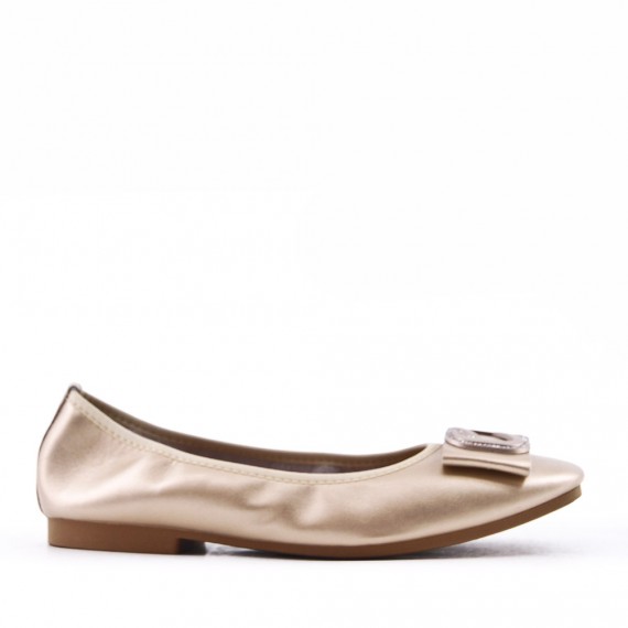 Women's mocassin in faux leather