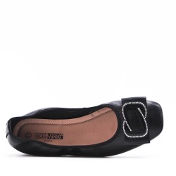 Mocassin en simili cuir pour femme