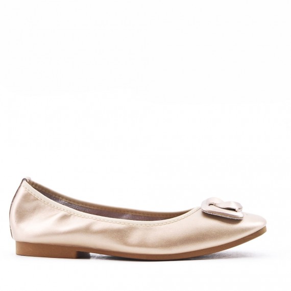 Women's mocassin in faux leather