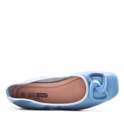 Mocassin en simili cuir pour femme