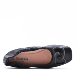 Mocassin en simili cuir pour femme