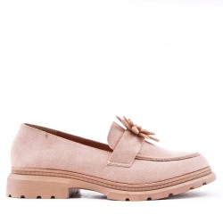 Mocassin en simili cuir pour femme