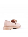 Mocassin en simili cuir pour femme