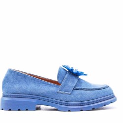 Mocassin en simili cuir pour femme