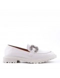 Women's mocassin in faux leather