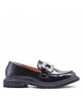 Women's mocassin in faux leather