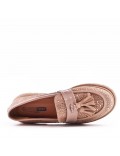 Women's mocassin in faux leather