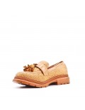 Women's mocassin in faux leather