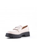 Mocassin en simili cuir pour femme