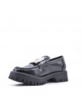 Mocassin en simili cuir pour femme