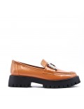 Women's mocassin in faux leather