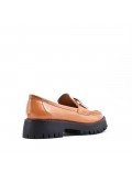 Mocassin en simili cuir pour femme