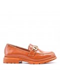 Women's mocassin in faux leather