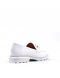 Women's mocassin in faux leather